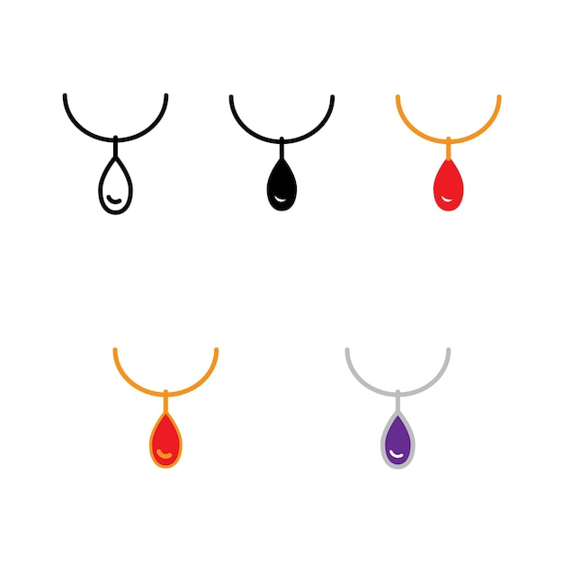 Vector illustration vector graphic of necklace icon