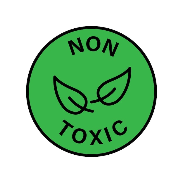 Vector illustration vector graphic of non toxic label