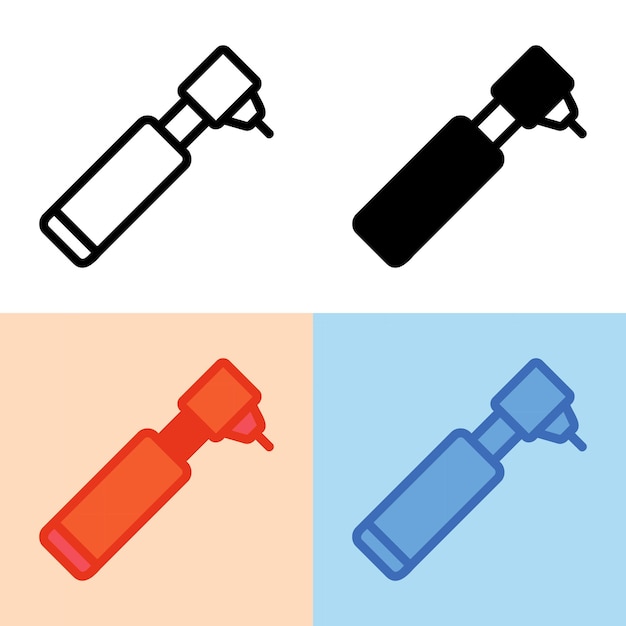 Illustration vector graphic of Otoscope Icon Perfect for user interface new application etc