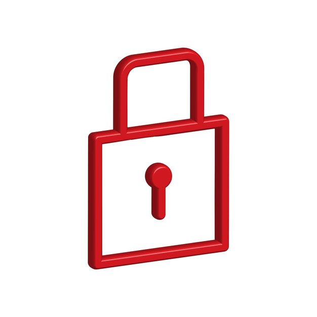 Illustration Vector graphic of padlock icon template