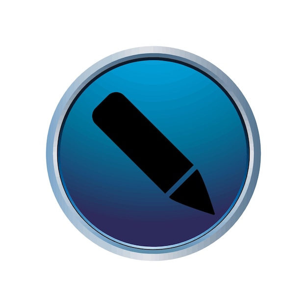 Illustration Vector graphic of pencil icon template