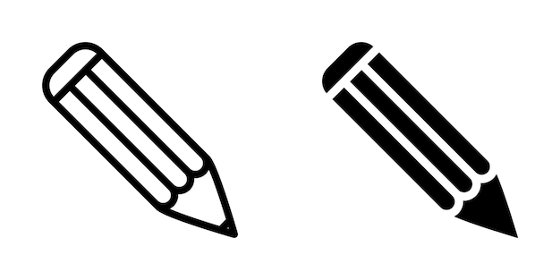 Illustration Vector graphic of pencil icon