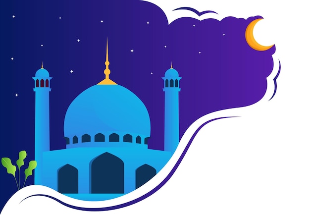 Illustrazione grafica vettoriale del ramadan kareem