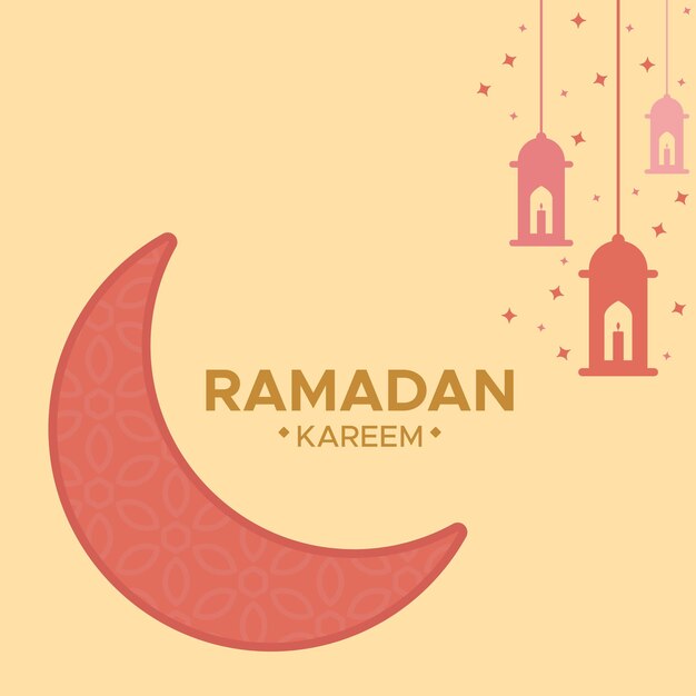 Illustrazione grafica vettoriale del modello ramadan perfetto per il layout del modello di contenuto ramadan