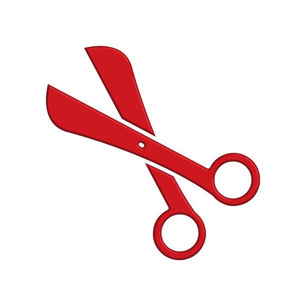 Illustration Vector graphic of scissor icon template