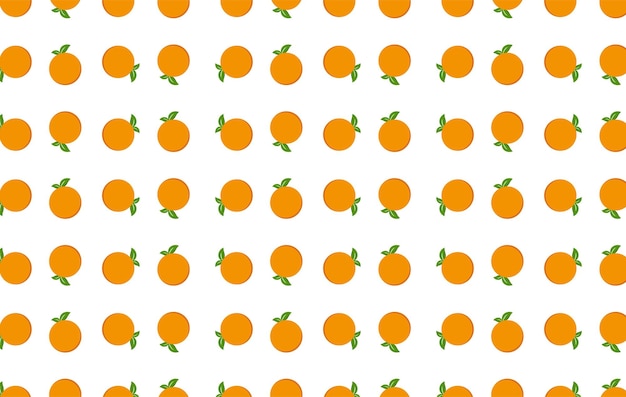 Vector illustration vector graphic seamless pattern orange fruit