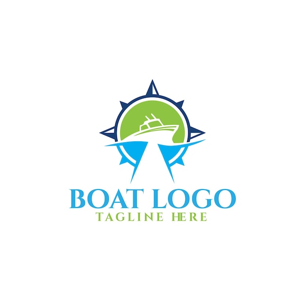 Illustration vector graphic of ship and boat concept logo