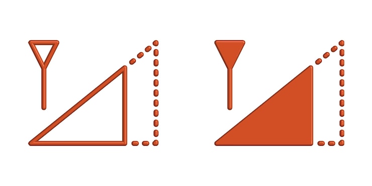वेक्टर illustration vector graphic of signal bar icon