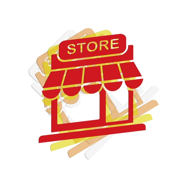 Illustration Vector graphic of store icon