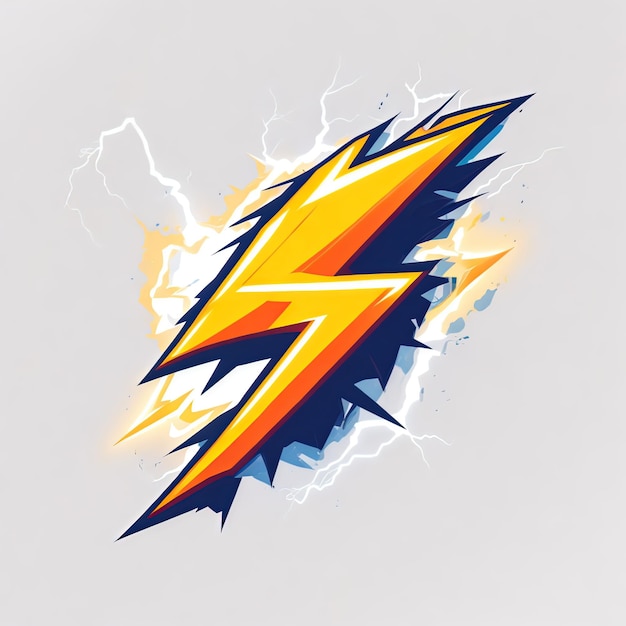 Illustration vector lightning and thunder