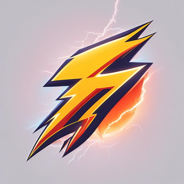 Illustration vector lightning and thunder