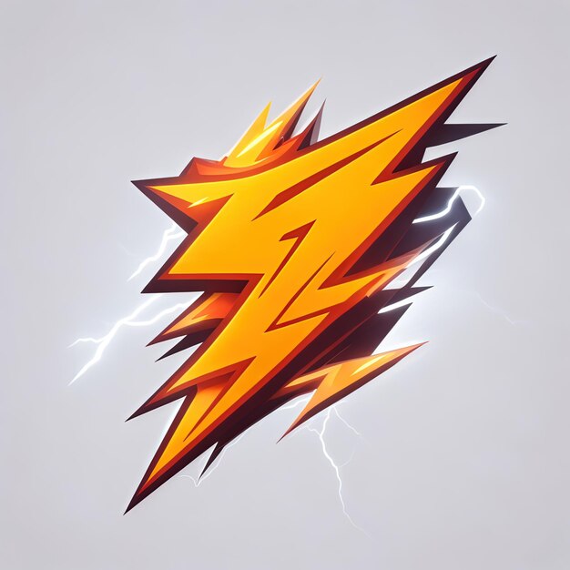 illustration vector Lightning and thunder