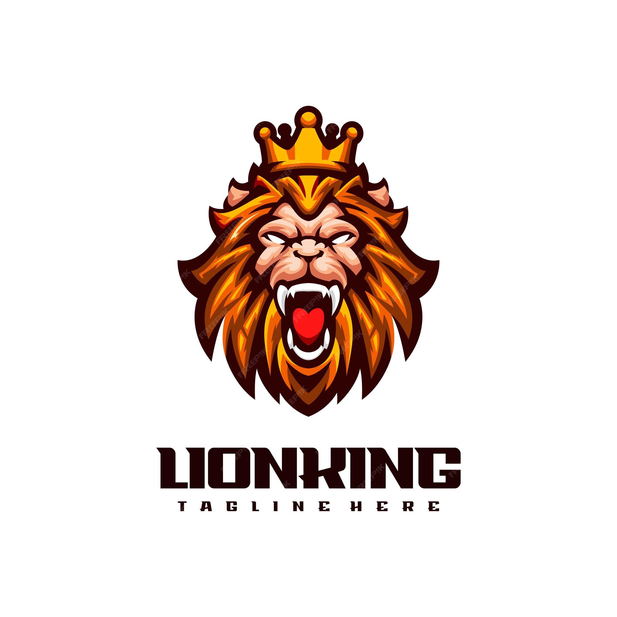 Premium Vector  Lion pirates esport mascot logo design