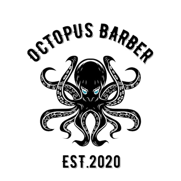 illustration vector of octopus symbol perfect for your business