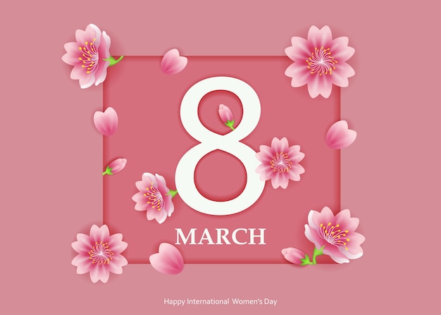 하나미 축제에 그림 벡터 현실적인 벚꽃 꽃 또는 분홍색 일본 사쿠라