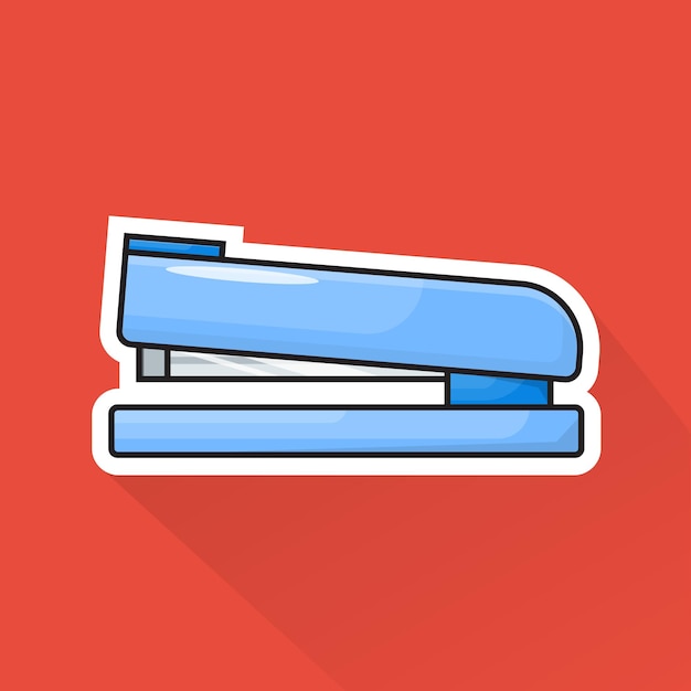 Illustration vector of stapler in flat design