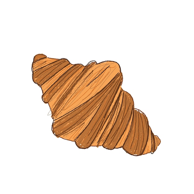 illustration vectorial croissant