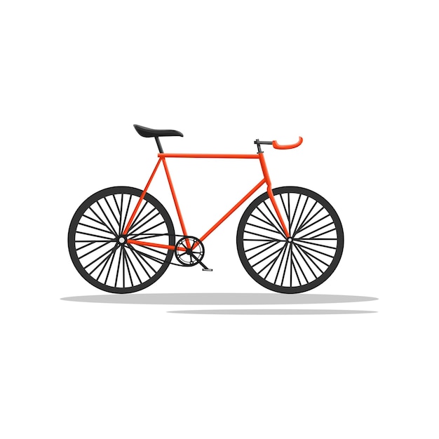 Vector illustration vektor graphic of a bicycle