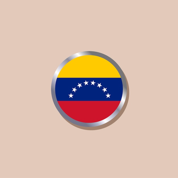 Illustration of Venezuela flag Template