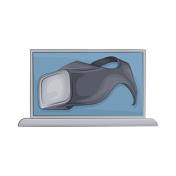 Vector illustration of virtual reality