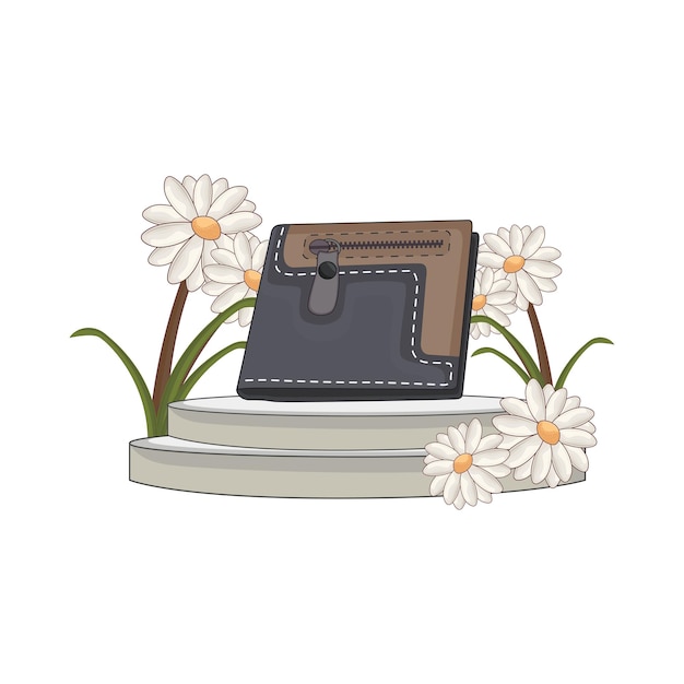 Illustration of wallet