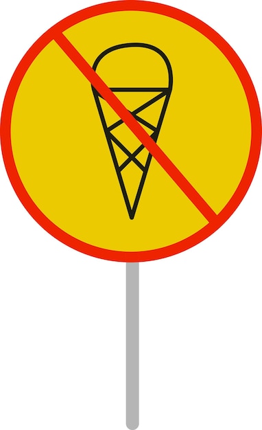 Illustration of warning sign