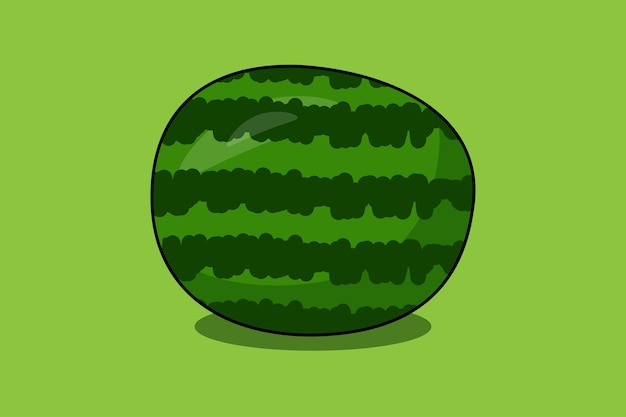 Vector illustration of a watermelon vector design