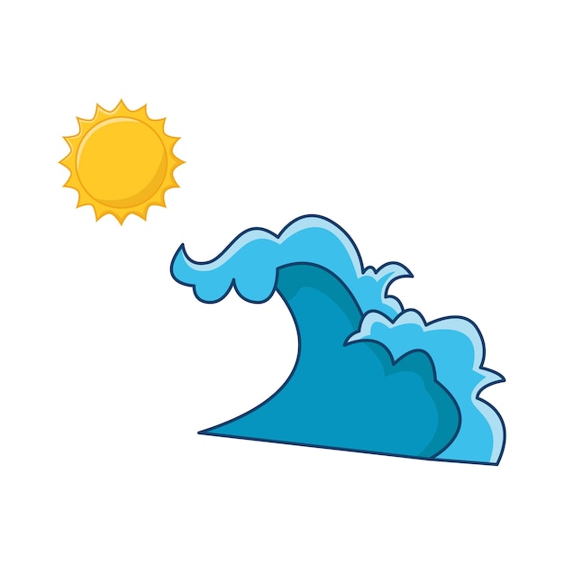 Vector illustration of wave