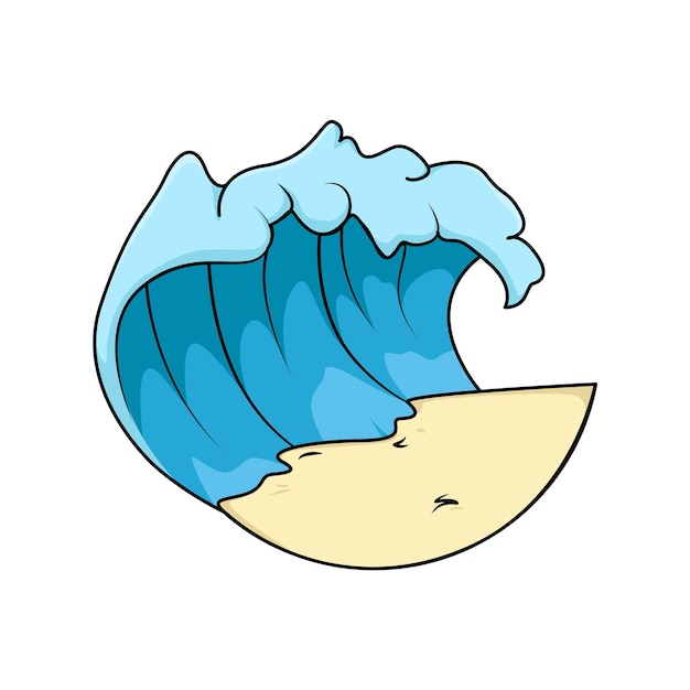 Vector illustration of wave