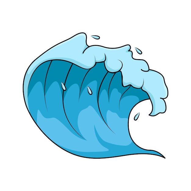波のイラスト