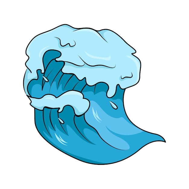 Vector illustration of wave