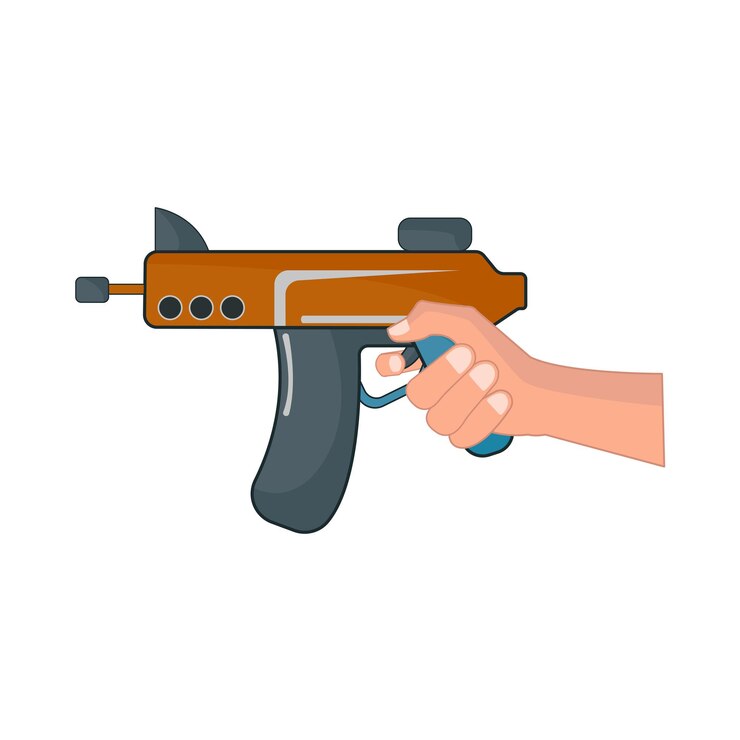 Vector illustration of weapon