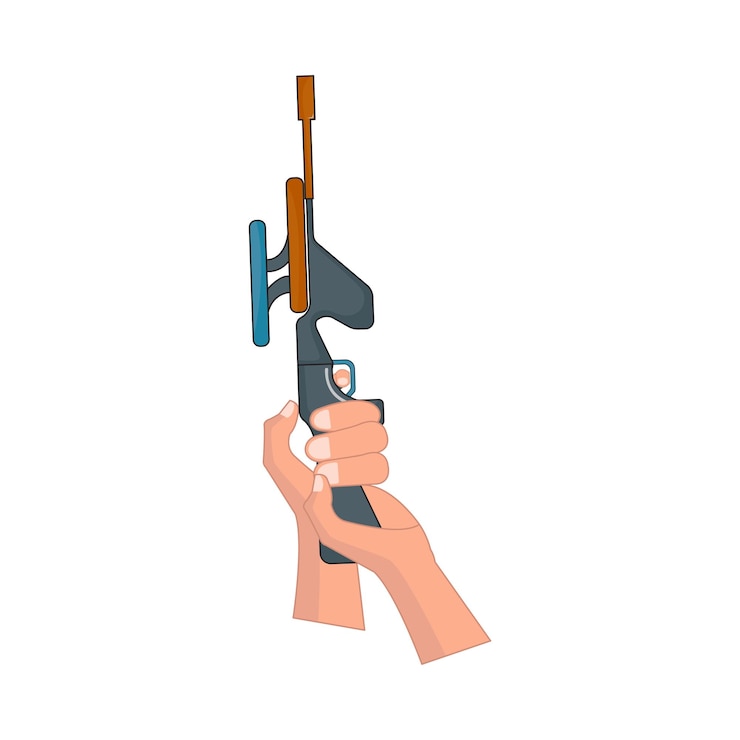Vector illustration of weapon
