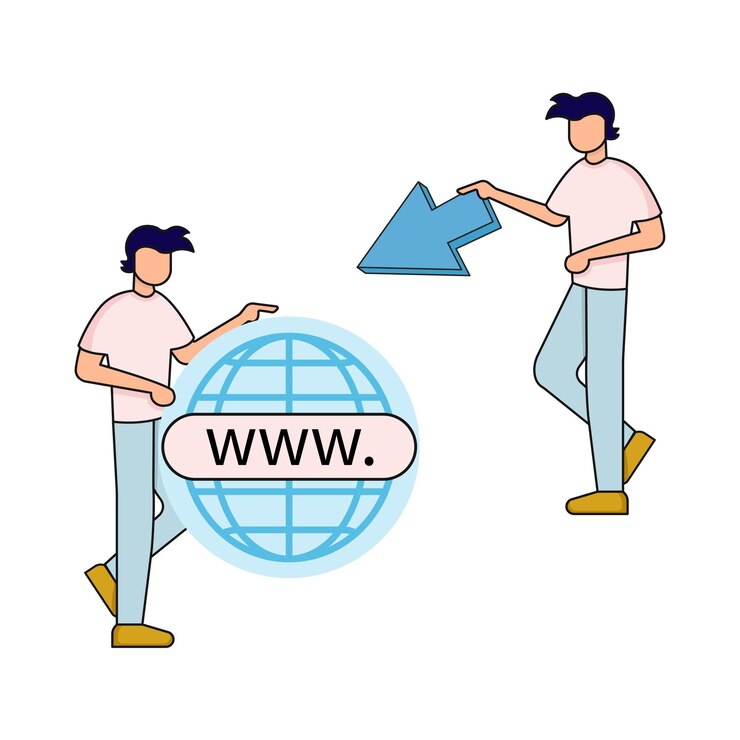 Vector illustration of web