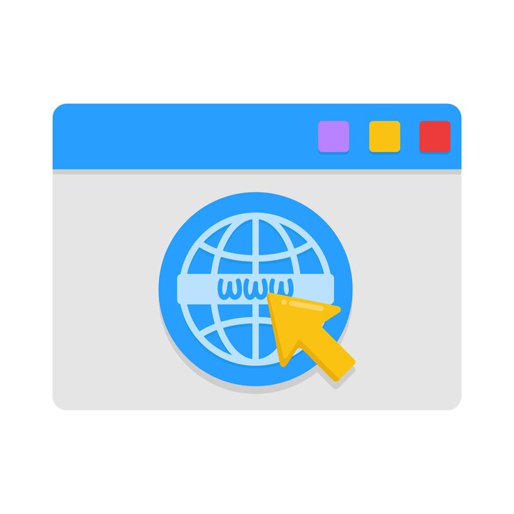 Vector illustration of web