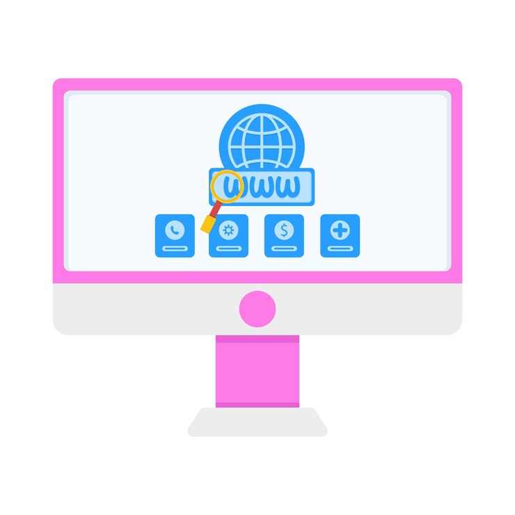 Vector illustration of web