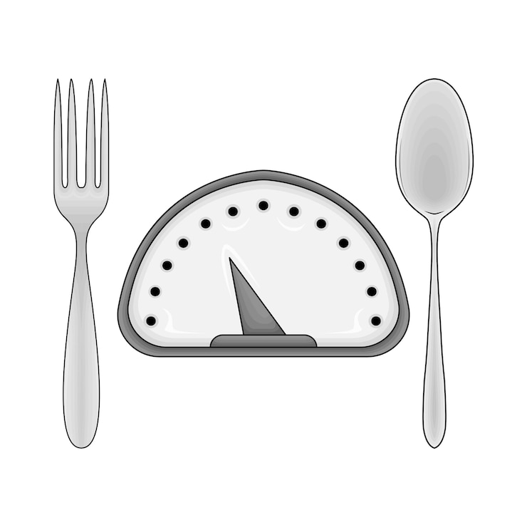 Vector illustration of weight