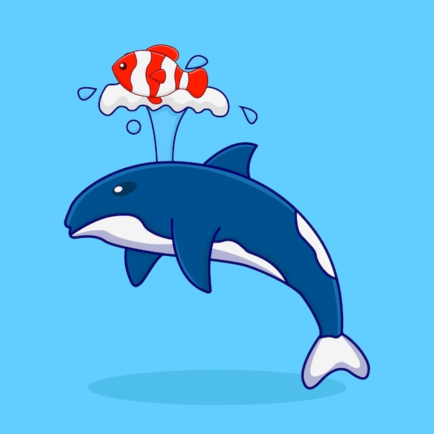 クジラのイラスト