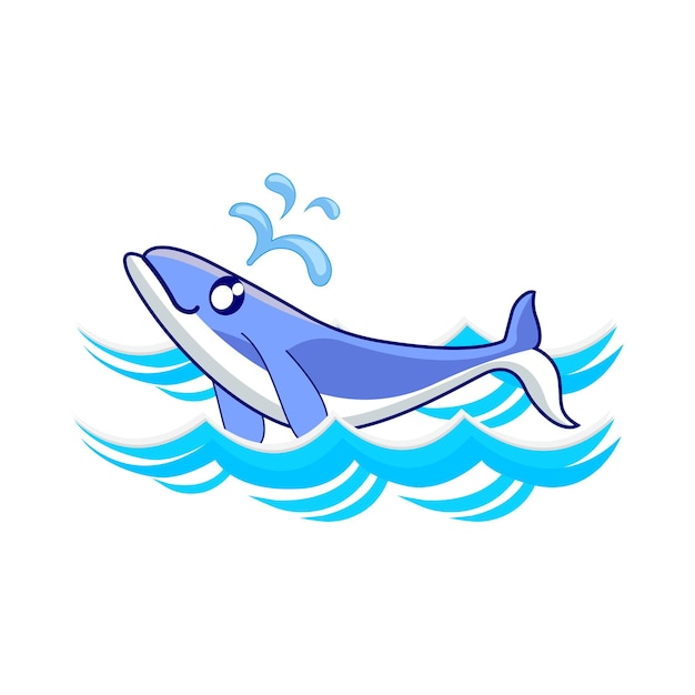 Illustration of whale