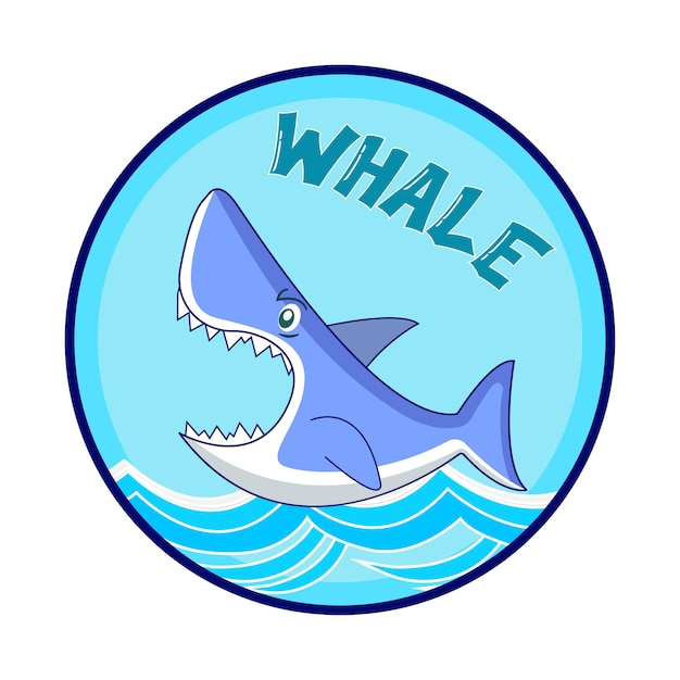 Illustration of whale