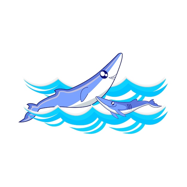 Illustration of whale