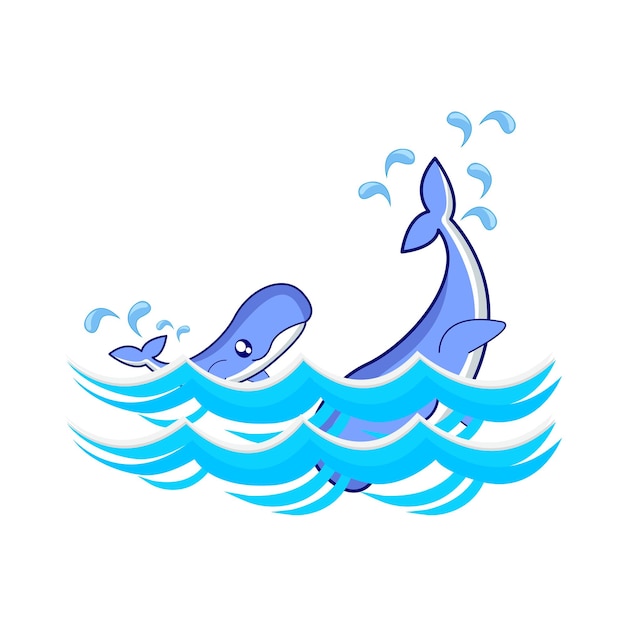 Illustration of whale