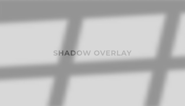 Illustration of window shadow overlay background