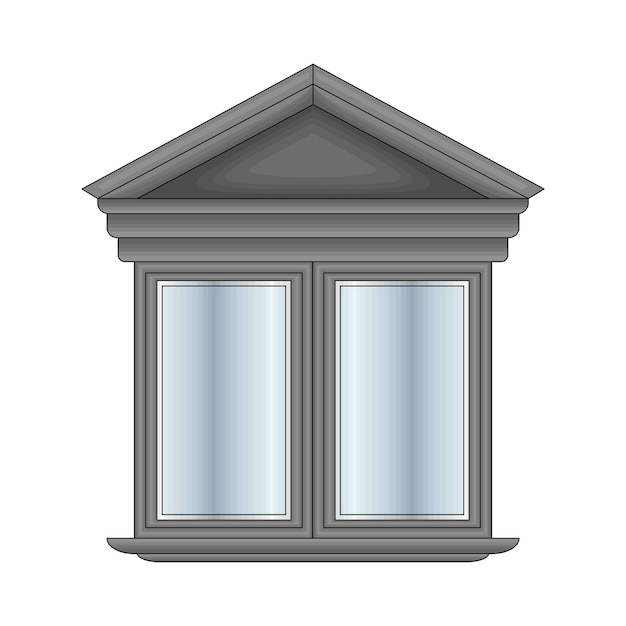 Vector illustration of window