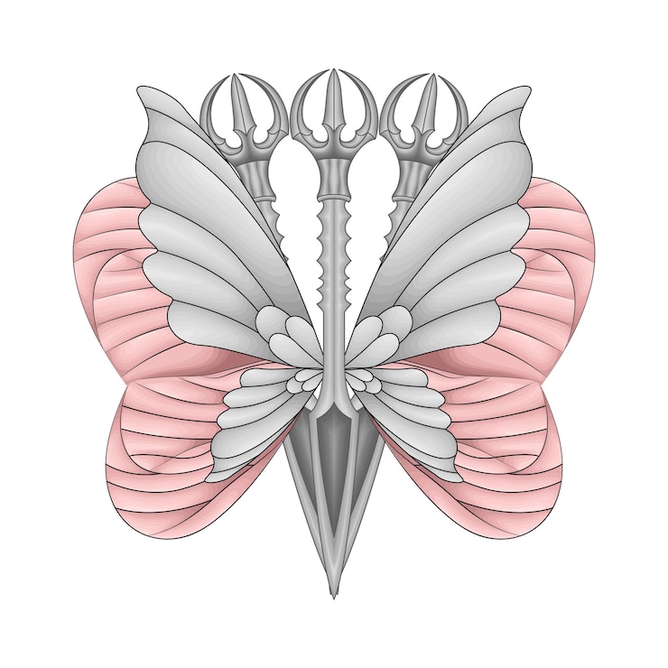 Vector illustration of wing