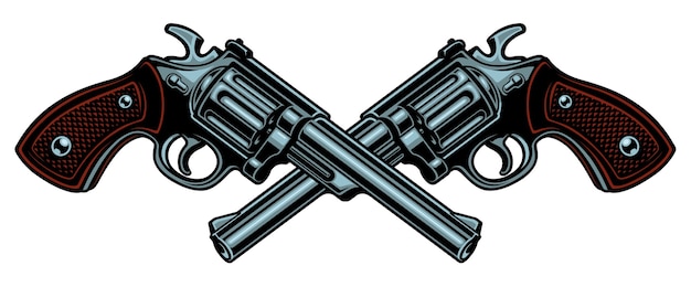  illustration with guns.