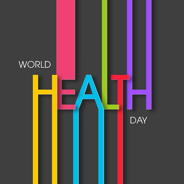 Illustration of World health day 7 April