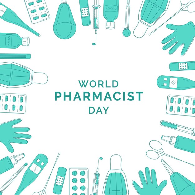 Illustration of world pharmacist day