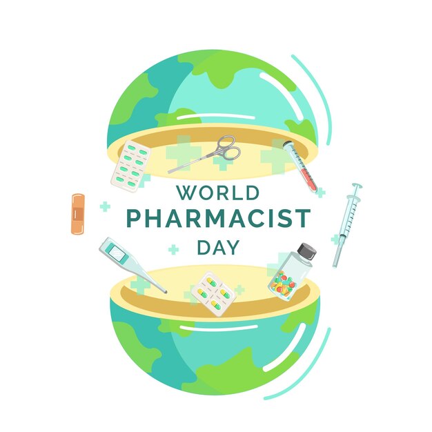 Illustration of world pharmacist day