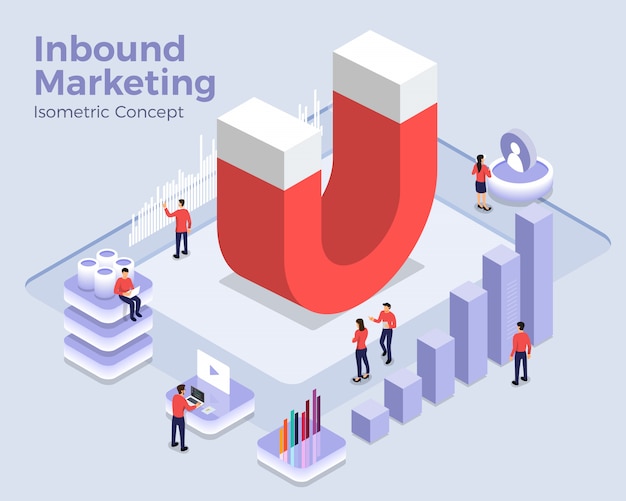 Illustrazioni inbound marketing